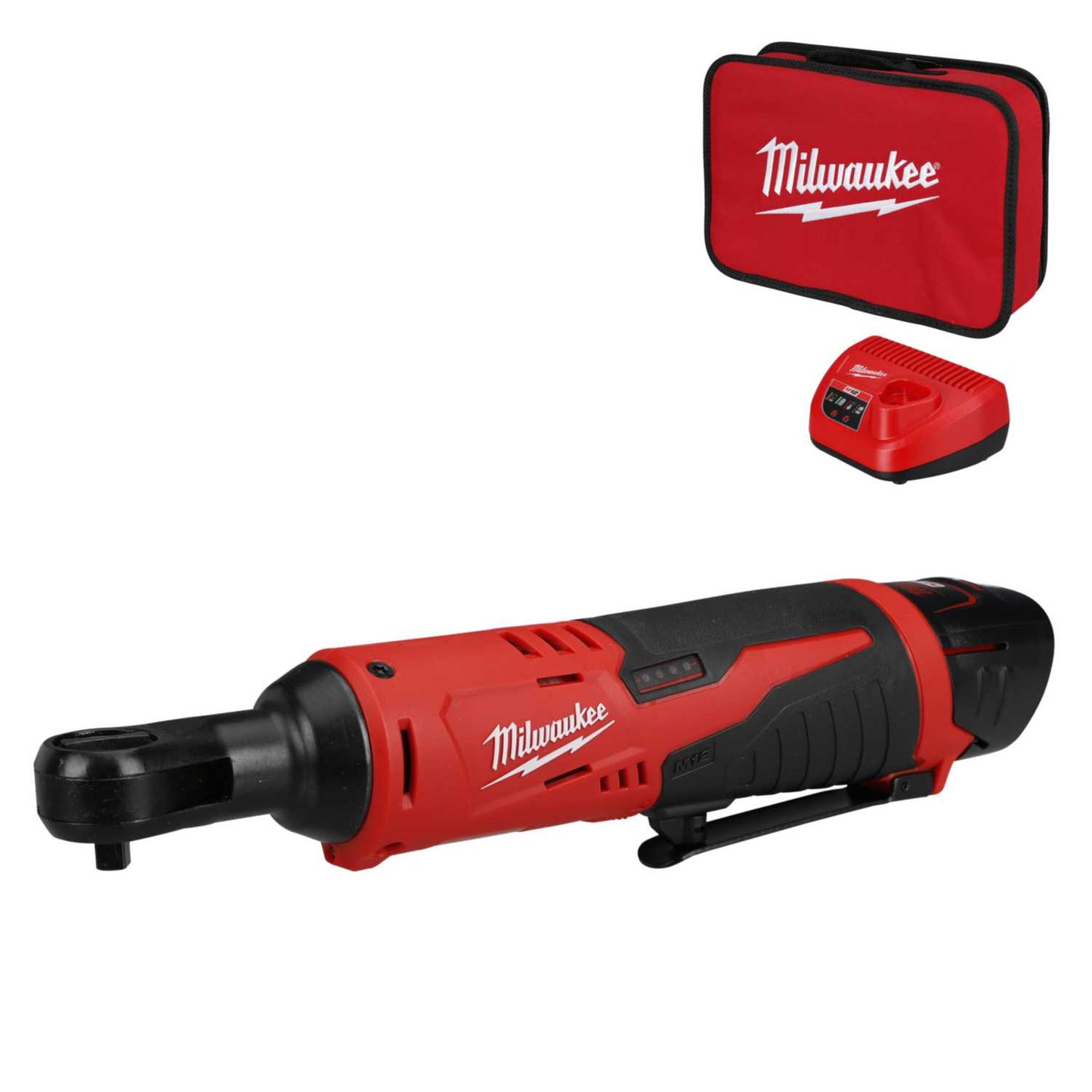 Milwaukee M12IR-201B ¼" 12V Sub Compact Ratchet with 1 x 2.0Ah Battery