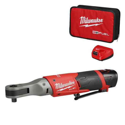 Milwaukee M12FIR38-201B 12V Fuel™ Sub Compact ⅜" Ratchet with 1 x 2.0Ah Battery