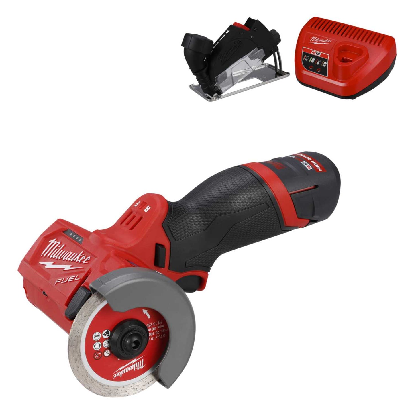 Milwaukee M12FCOT-251 12V Fuel™ 76mm Cut Off Tool with 1 x 2.5Ah Battery