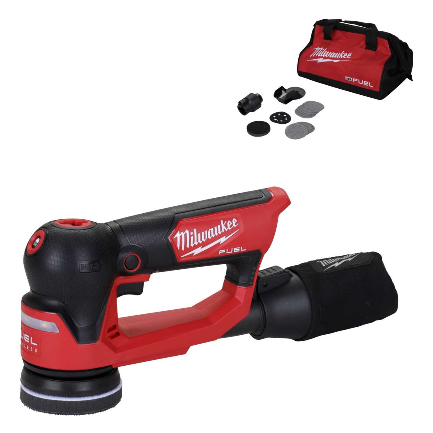 Milwaukee M12 FSDR75-0B 12V Fuel™ 75mm Random Orbit Sander (Body Only)