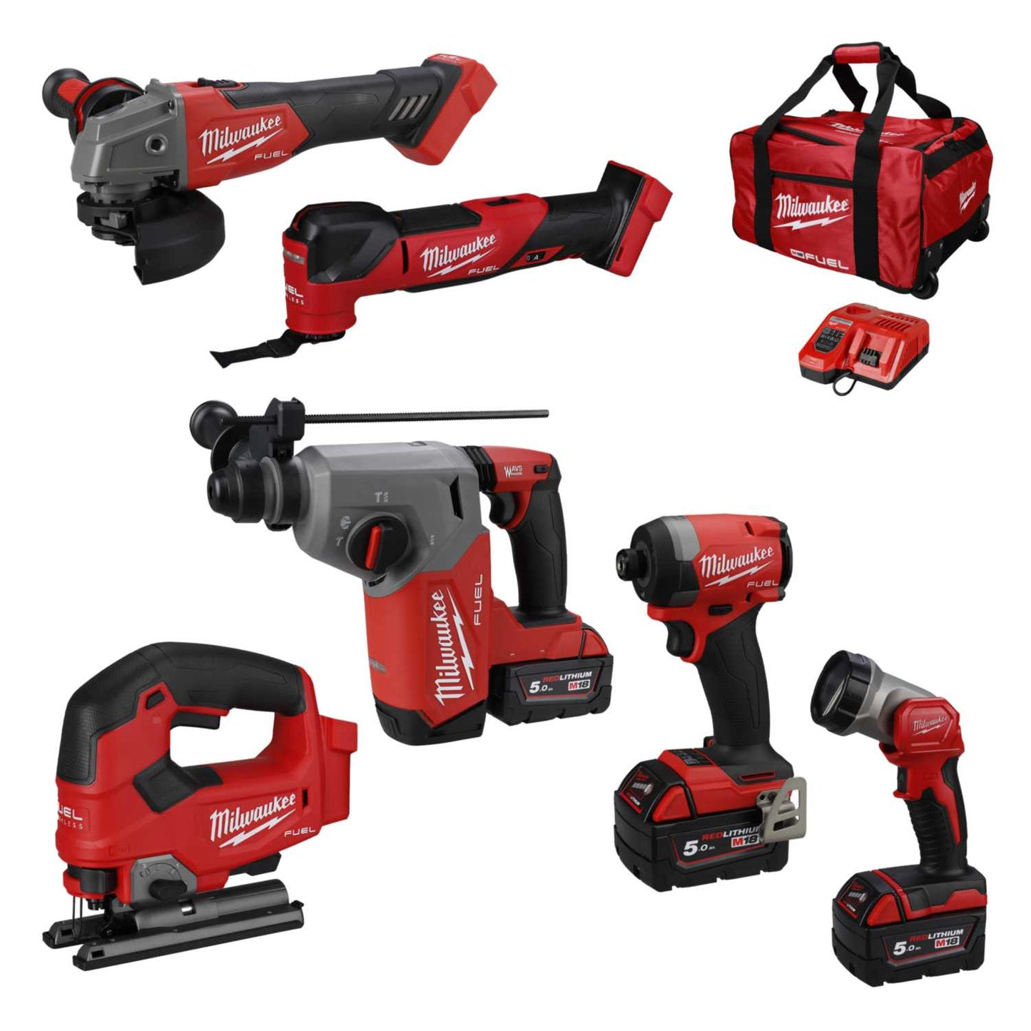 Milwaukee M18FPP6L3-503B 18V Fuel ™ 6 Piece Power Pack