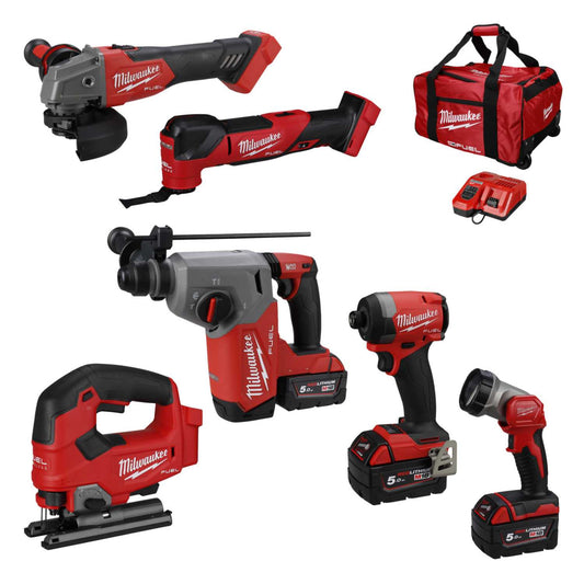 Milwaukee M18FPP6L3-503B 18V Fuel ™ 6 Piece Power Pack