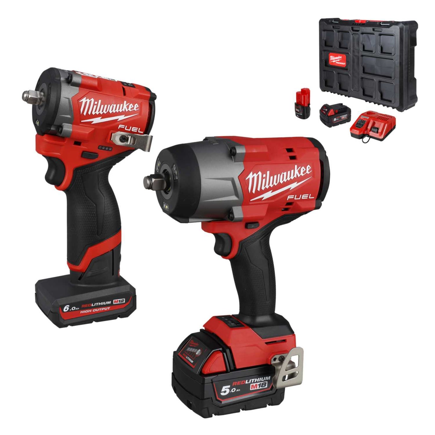 Milwaukee M18FPP2AQ2-564P 12V / 18V Fuel™ 2 Piece Power Pack Kit