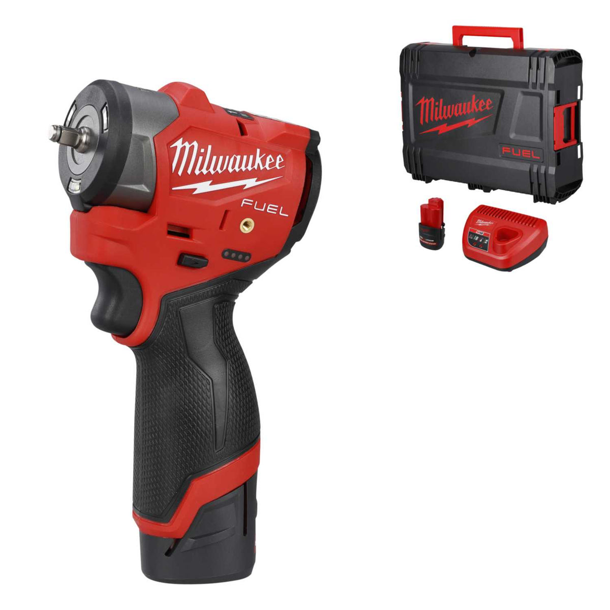 M12FSCIWF14-252X 12V Fuel™ ¼'' Impact Wrench with 2 x 2.5Ah Batteries
