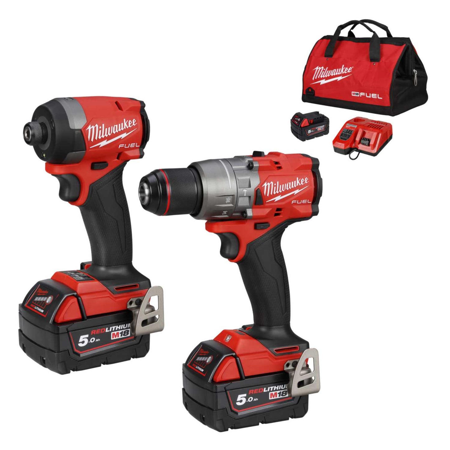 Milwaukee M18FPP2A3-503B 18V Fuel™ Twin Pack Kit