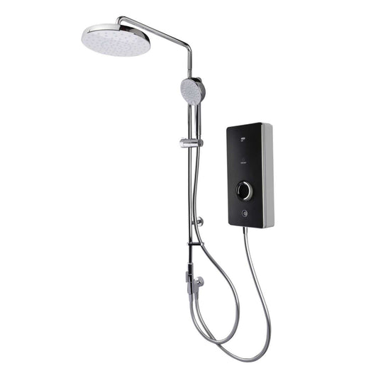 Mira 8.7kW Vista Heatloop Dual Electric Shower Black/Chrome