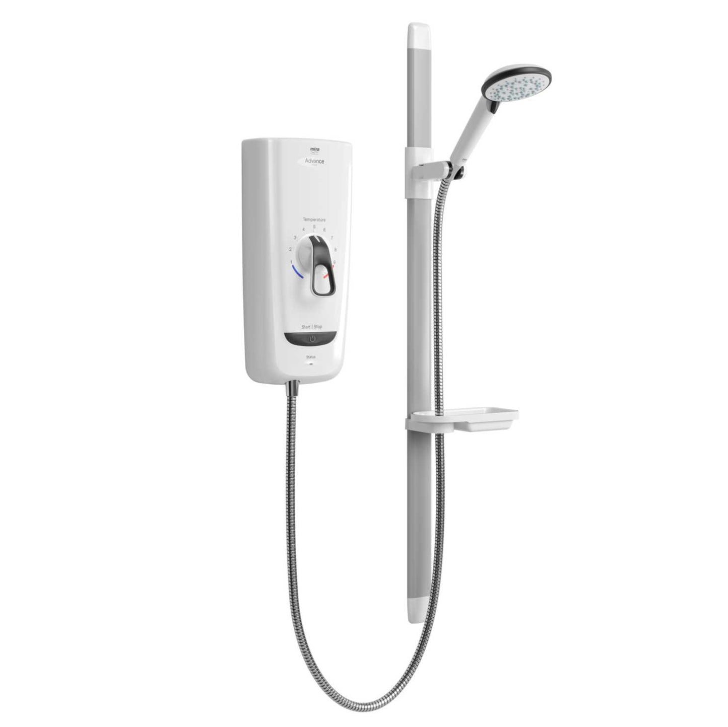 Mira 9.8kW Advance ATL Flex Electric Shower White/Chrome