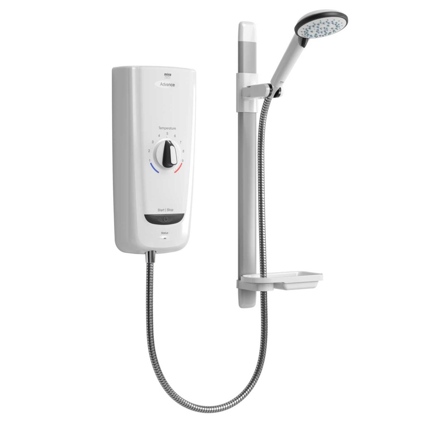 Mira 8.7kW Advance Thermostatic Electric Shower White / Chrome