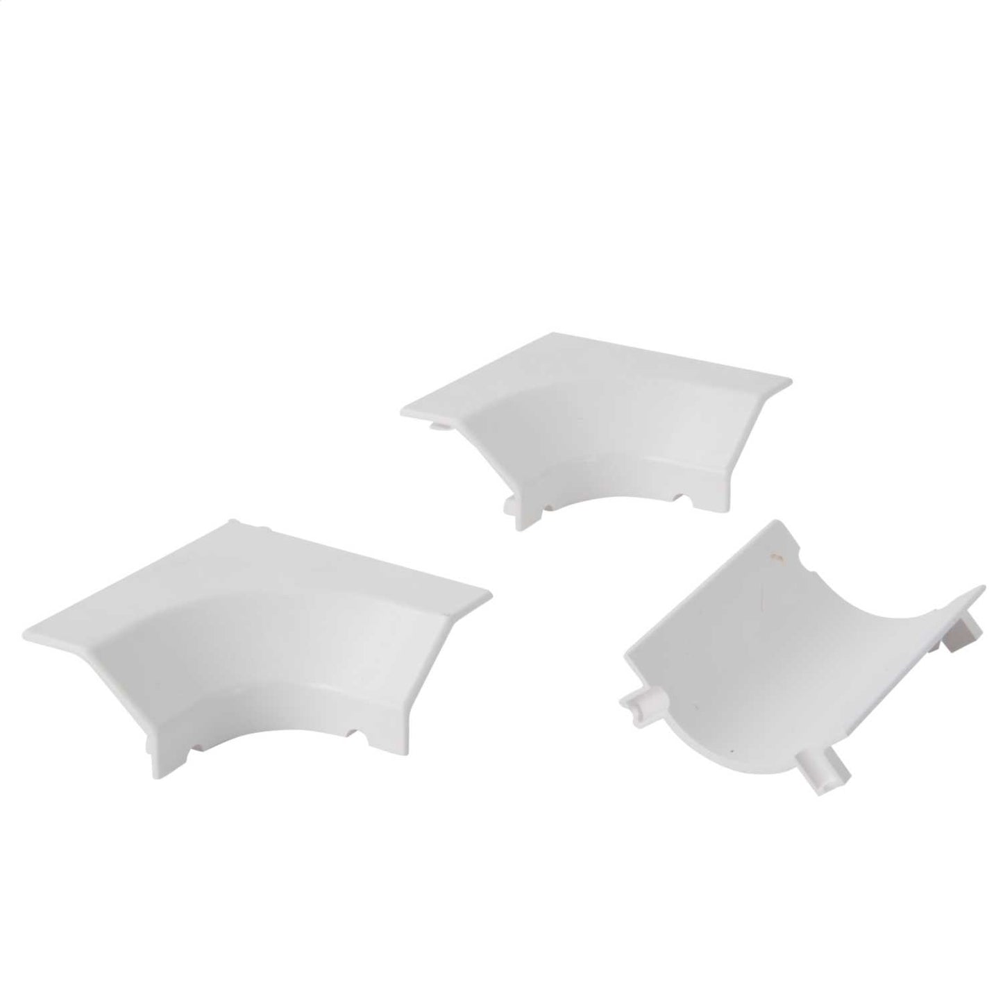 Cableline Internal Angle for Classic Profile White (Sold in 1's)