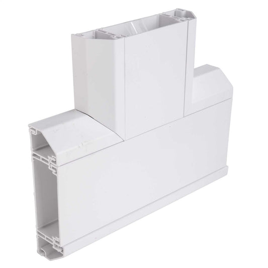 Cableline Flat Tee Unit for Classic Profile White (Sold in 1's)