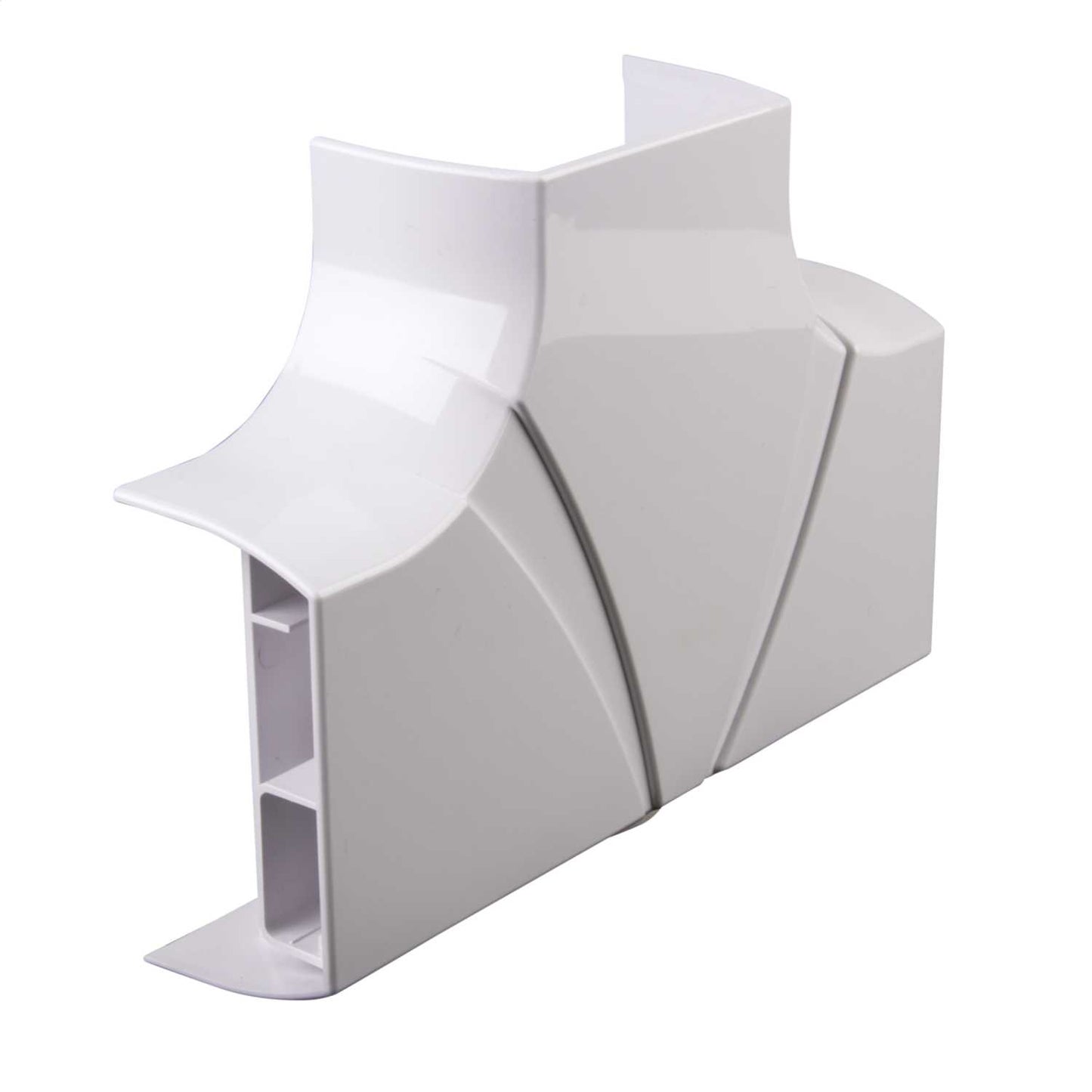 Consort Delta 100mm x 50mm Flat Tee White (Sold in 1's)