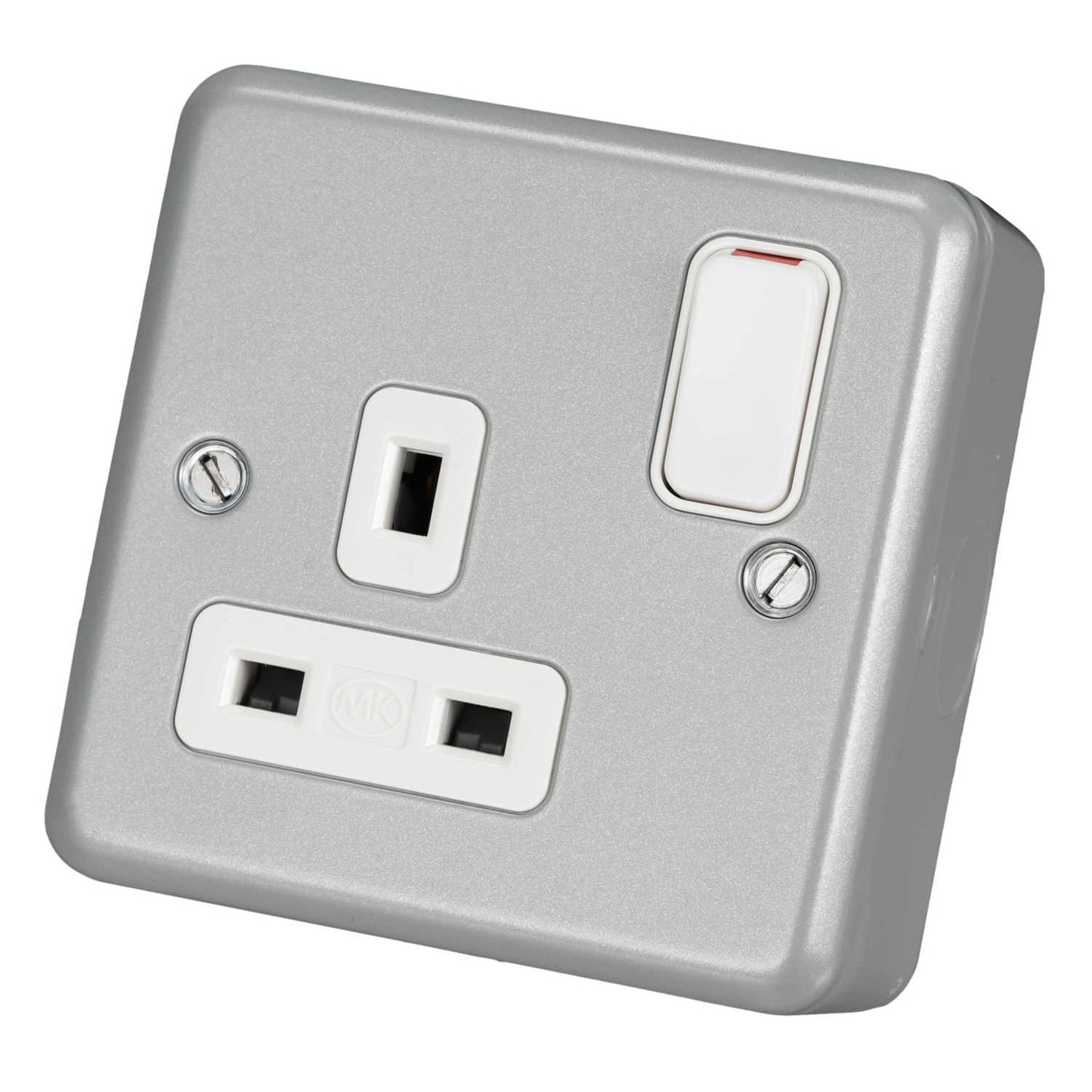 MK Metalclad Plus 13A DP 1 Gang Socket Metal Clad