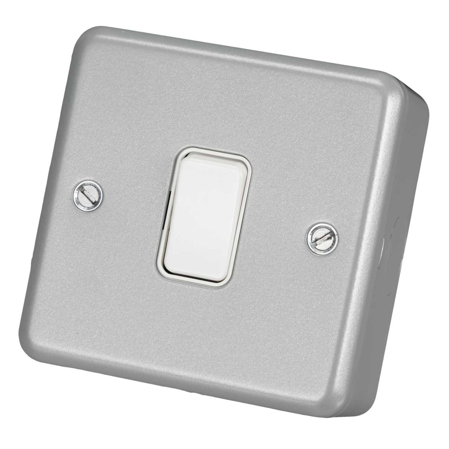 MK Metalclad Plus 10A 1 Gang 2 Way Light Switch Metal Clad