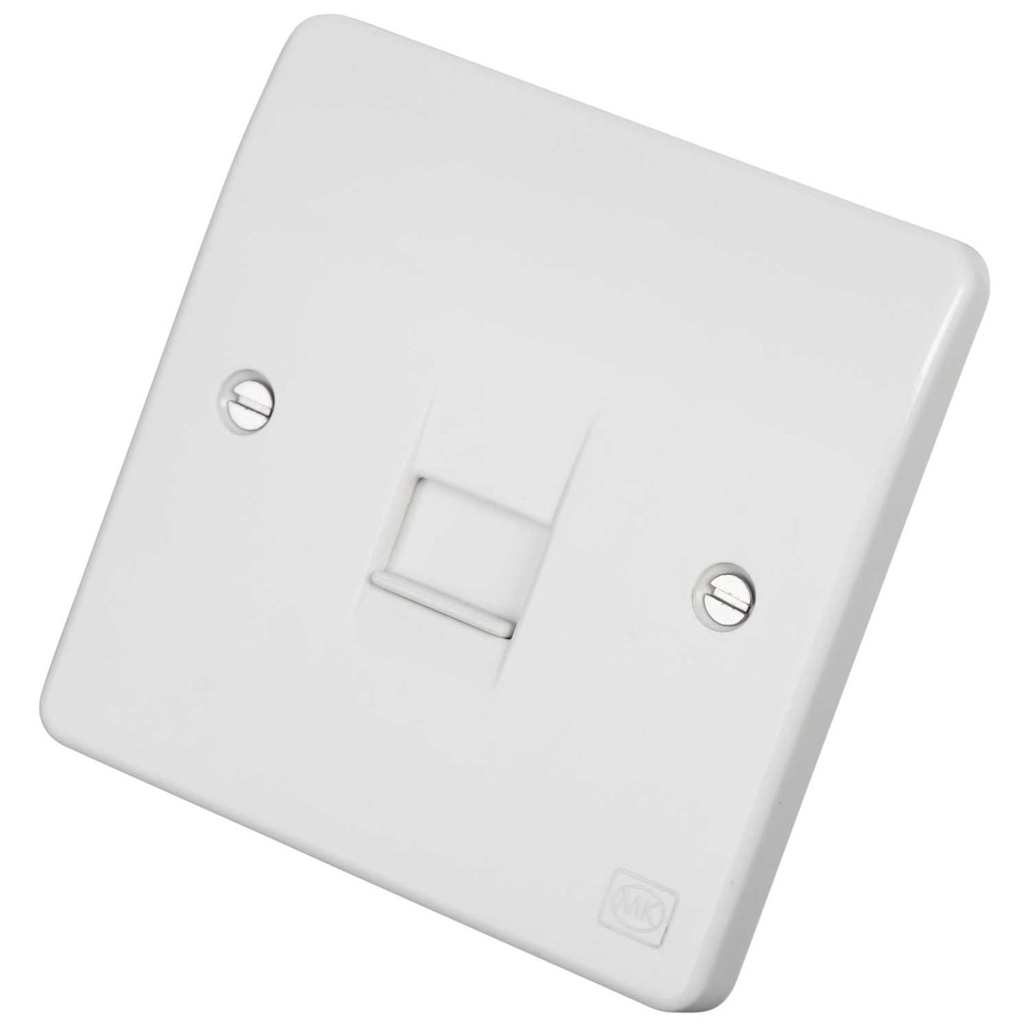 MK Logic Plus 1 Gang Secondary Telephone Socket White