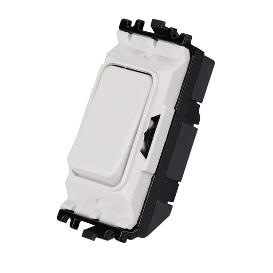 MK Grid Plus 10A Single Pole 2 Way Retractive Grid Switch
