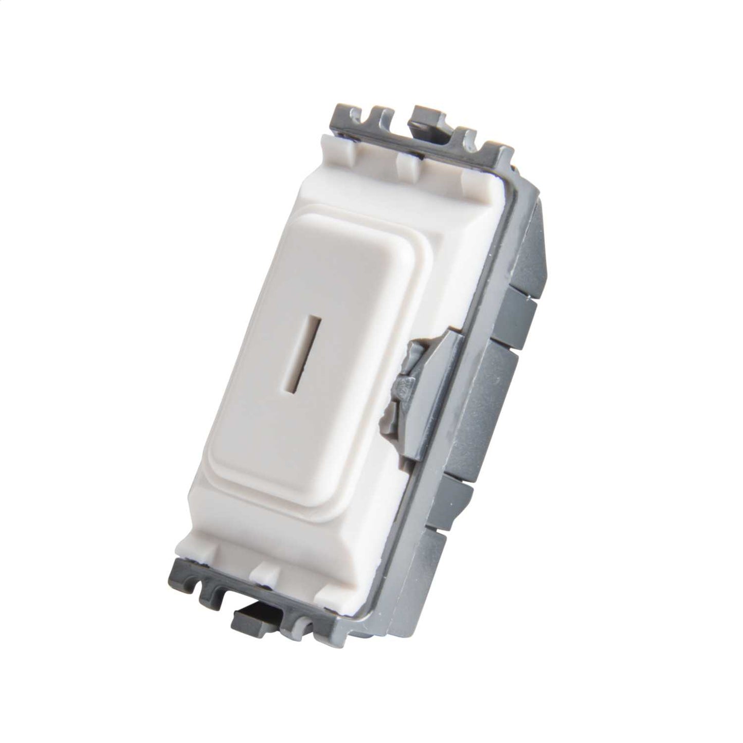 MK Grid Plus 20A Double Pole 1 Way Grid Key Switch