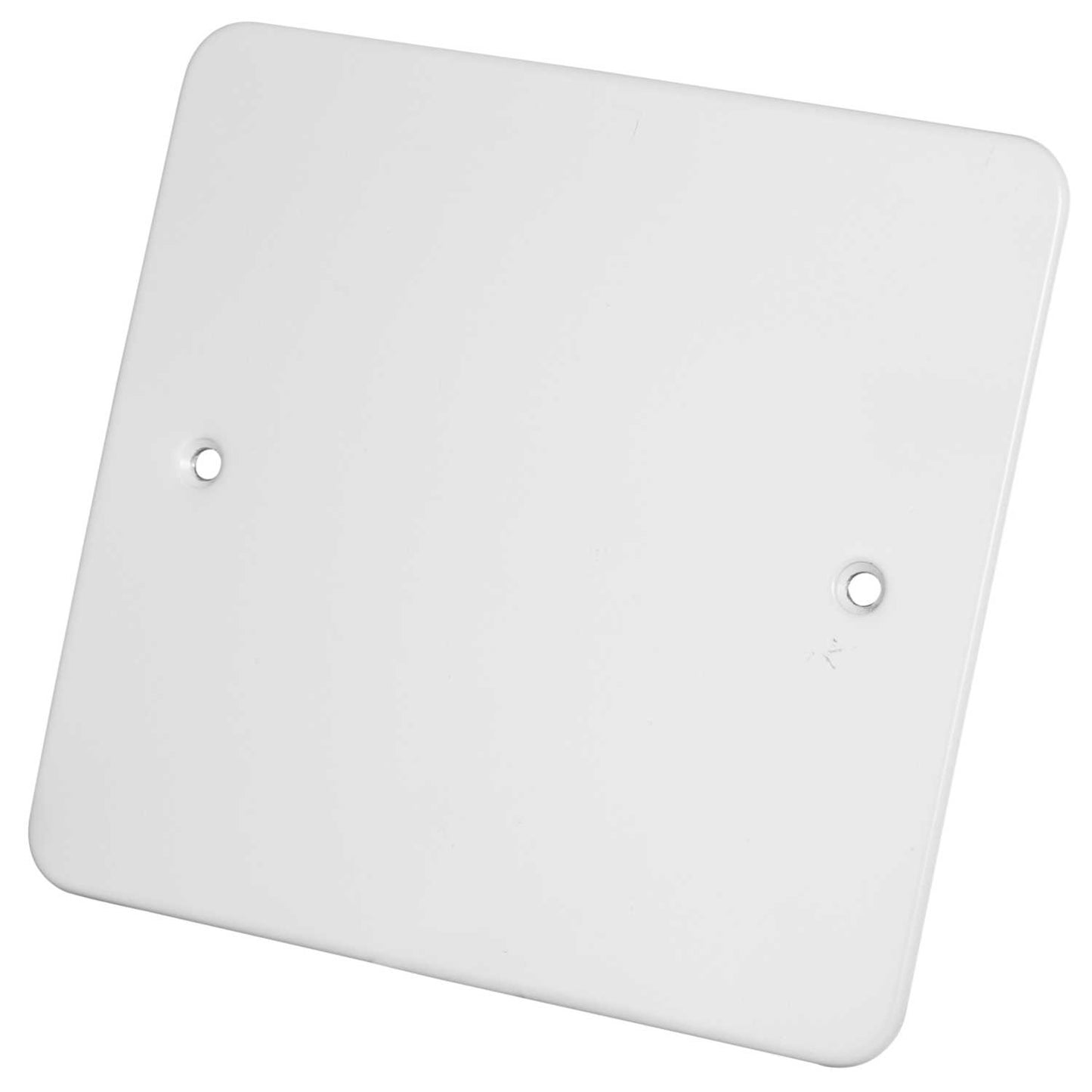 MK Logic Plus 1 Gang Blank Plate Metal White