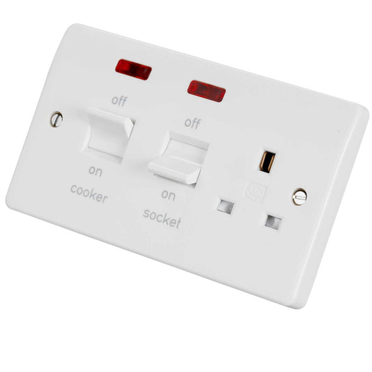 MK Logic Plus 45A DP Cooker Unit with Neon White