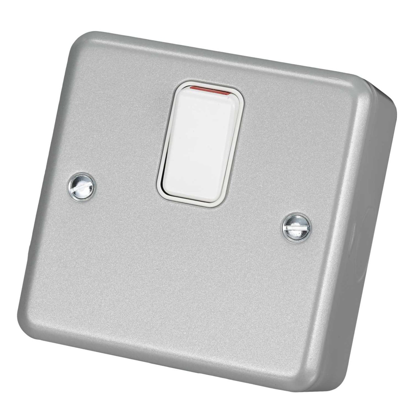 MK Metalclad Plus 20A DP 1 Gang Switch Metal Clad