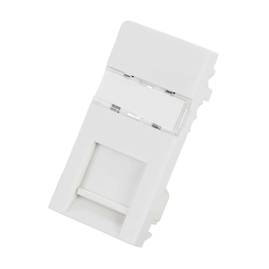 MK Logic Plus Telephone Secondary Euro Module White