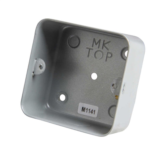 MK Grid Plus 1 and 2 Gang Flush Back Box