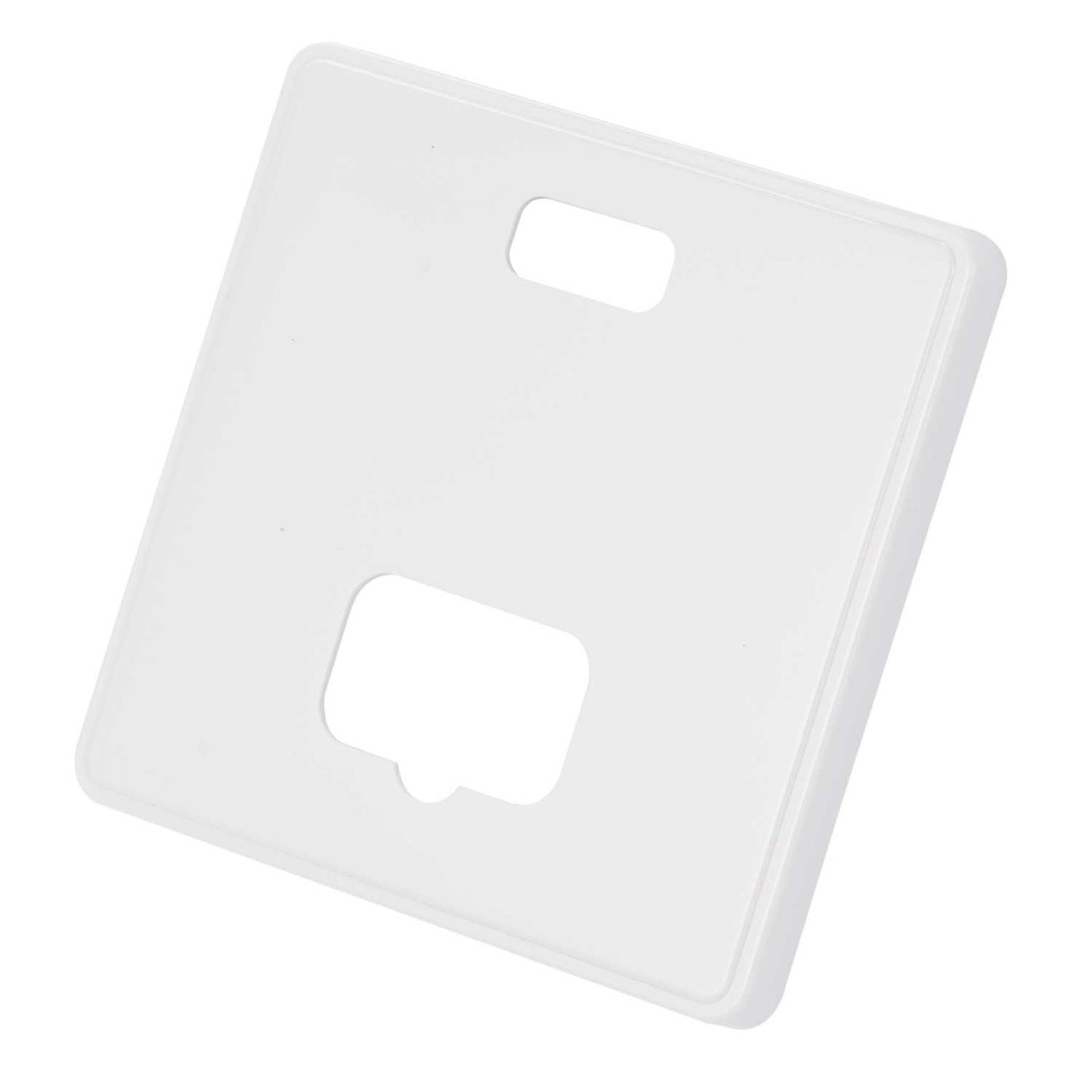 MK Dimensions Unswitched Fused Spur with Neon Front Plate White