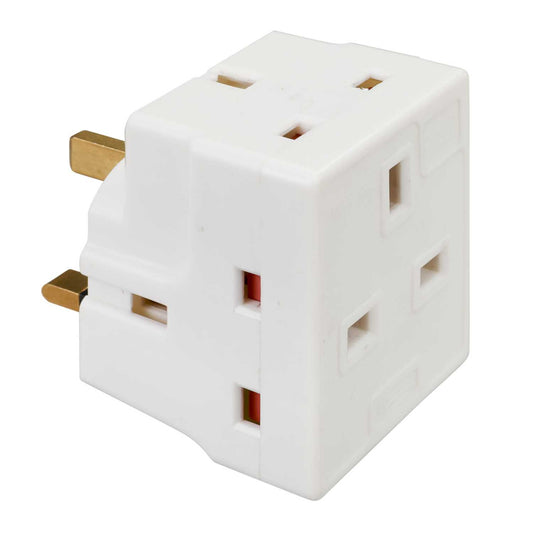 Knightsbridge 13A 3 Way Fused Adaptor