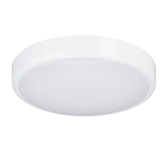 Knightsbridge 20W LED Tri-Colour Emergency Bulkhead with Microwave Sensor White