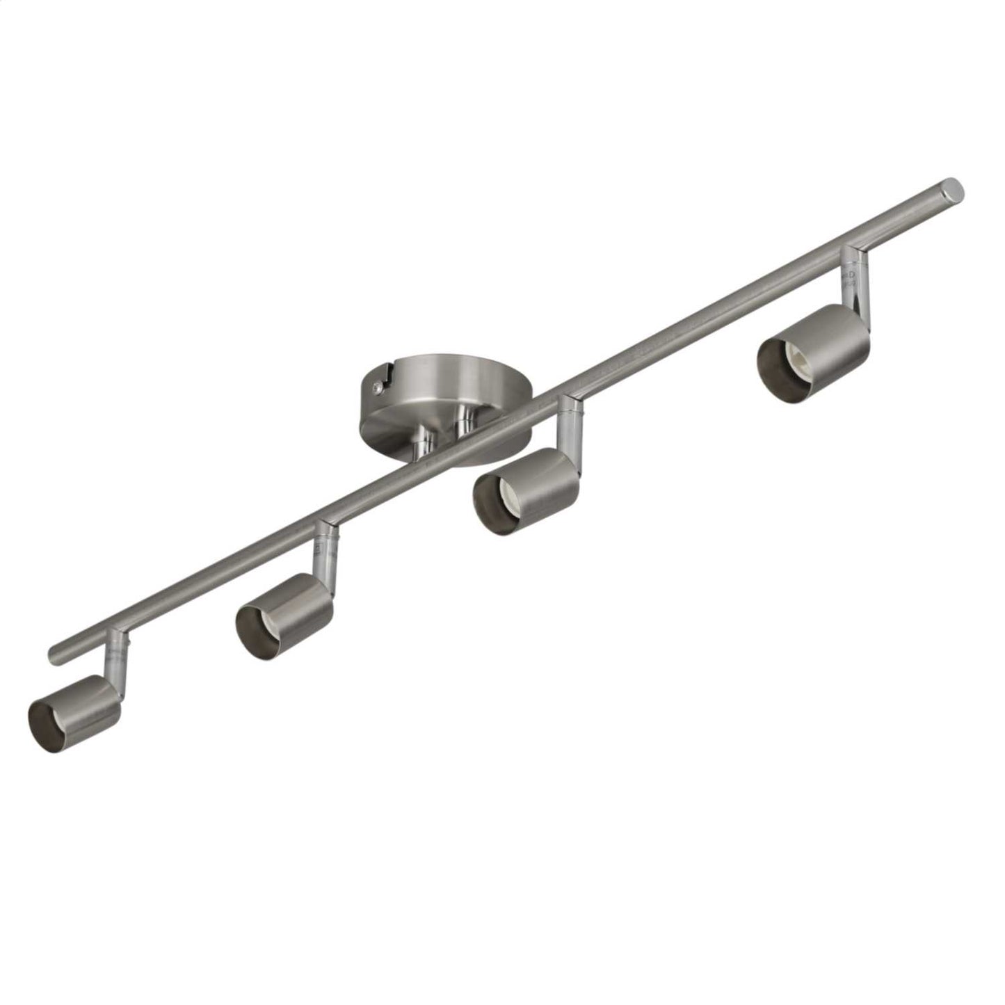 Knightsbridge GU10 4 Spotlight Bar Brushed Chrome