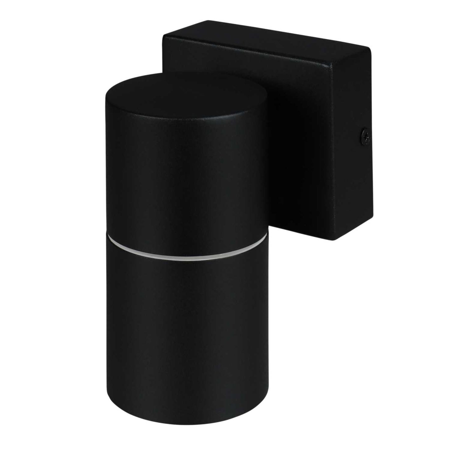 Knightsbridge GU10 Down Wall Light Matt Black