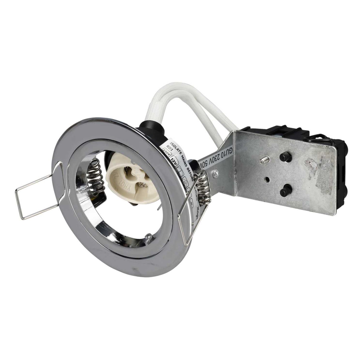 Knightsbridge GU10 Fixed Downlight Chrome