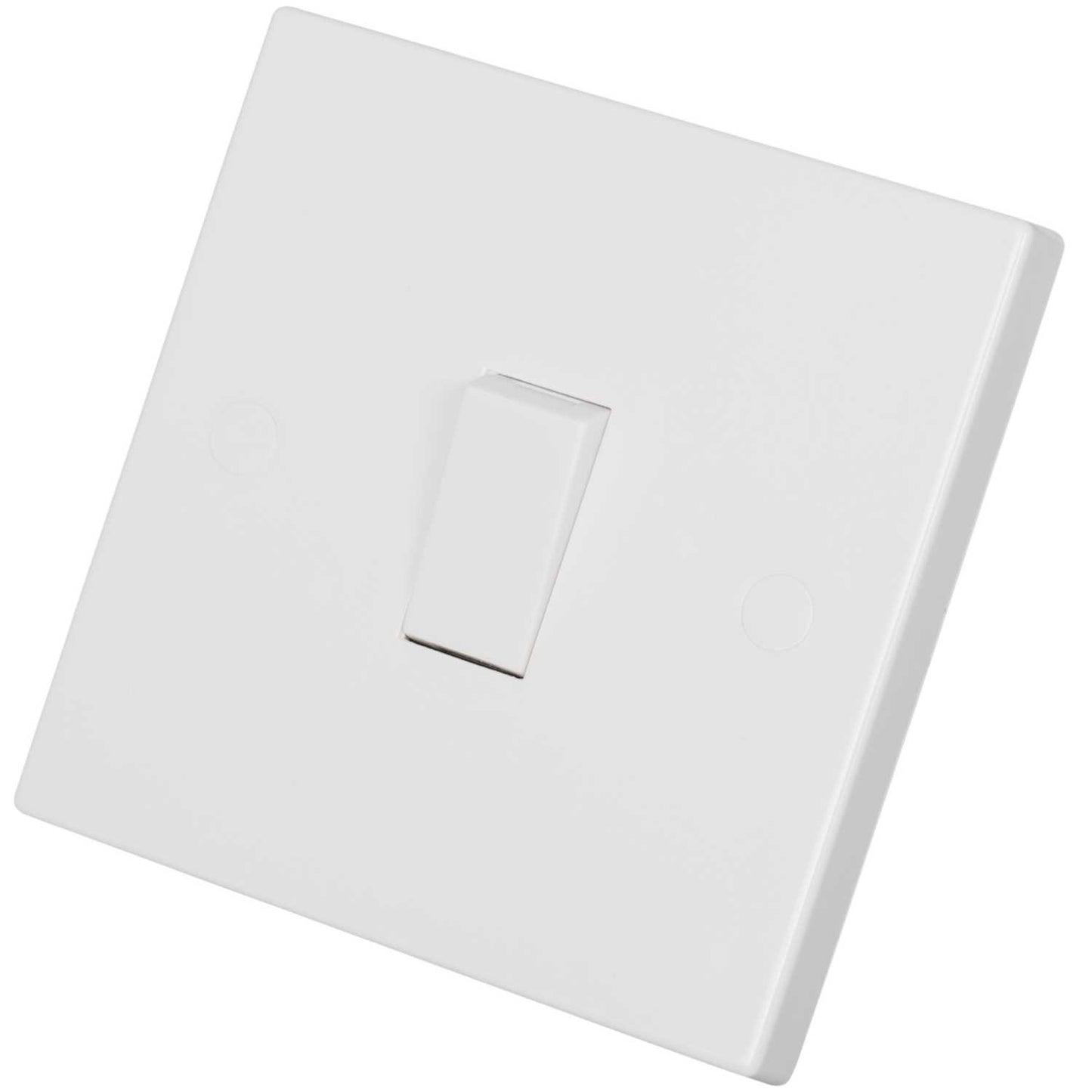 Knightsbridge 10A 1 Gang 1 Way Light Switch White