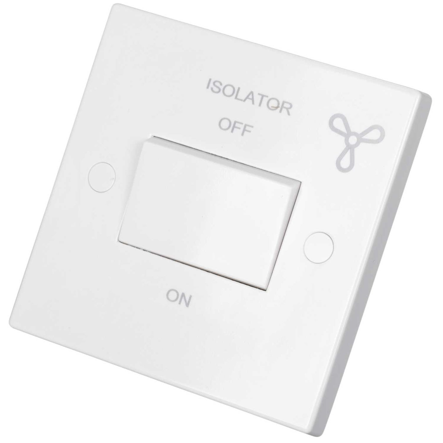Knightsbridge 10A Triple Pole Fan Isolator Switch White