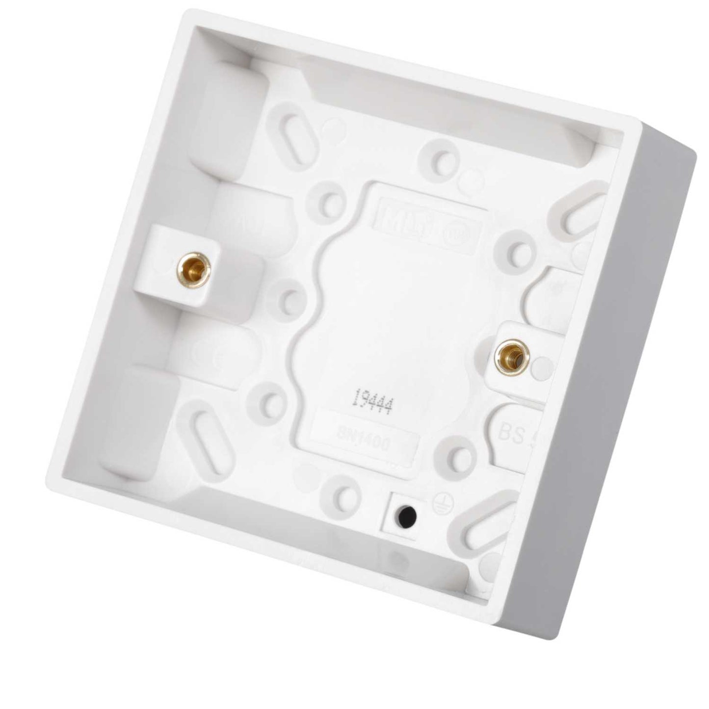 Knightsbridge 1 Gang 25mm Pattress Back Box White