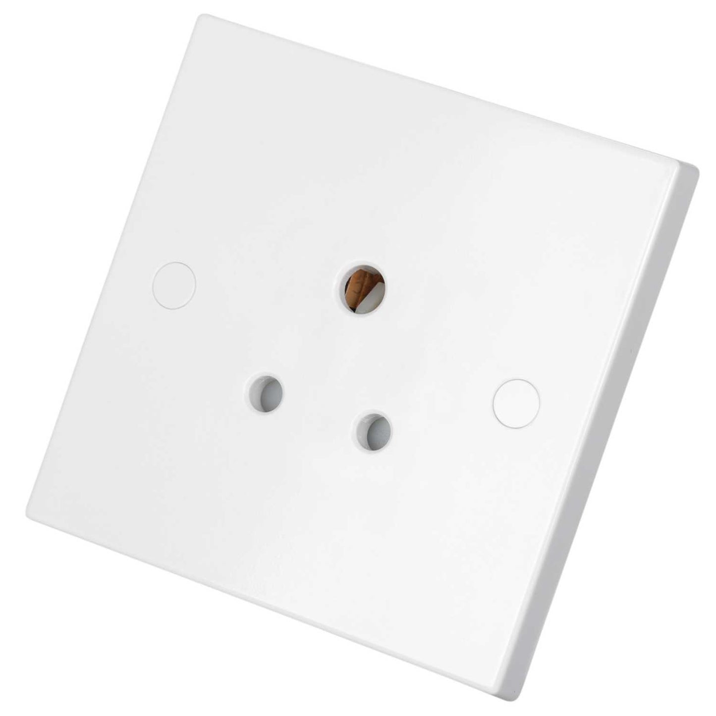 Knightsbridge 5A 1 Gang Unswitched Socket White