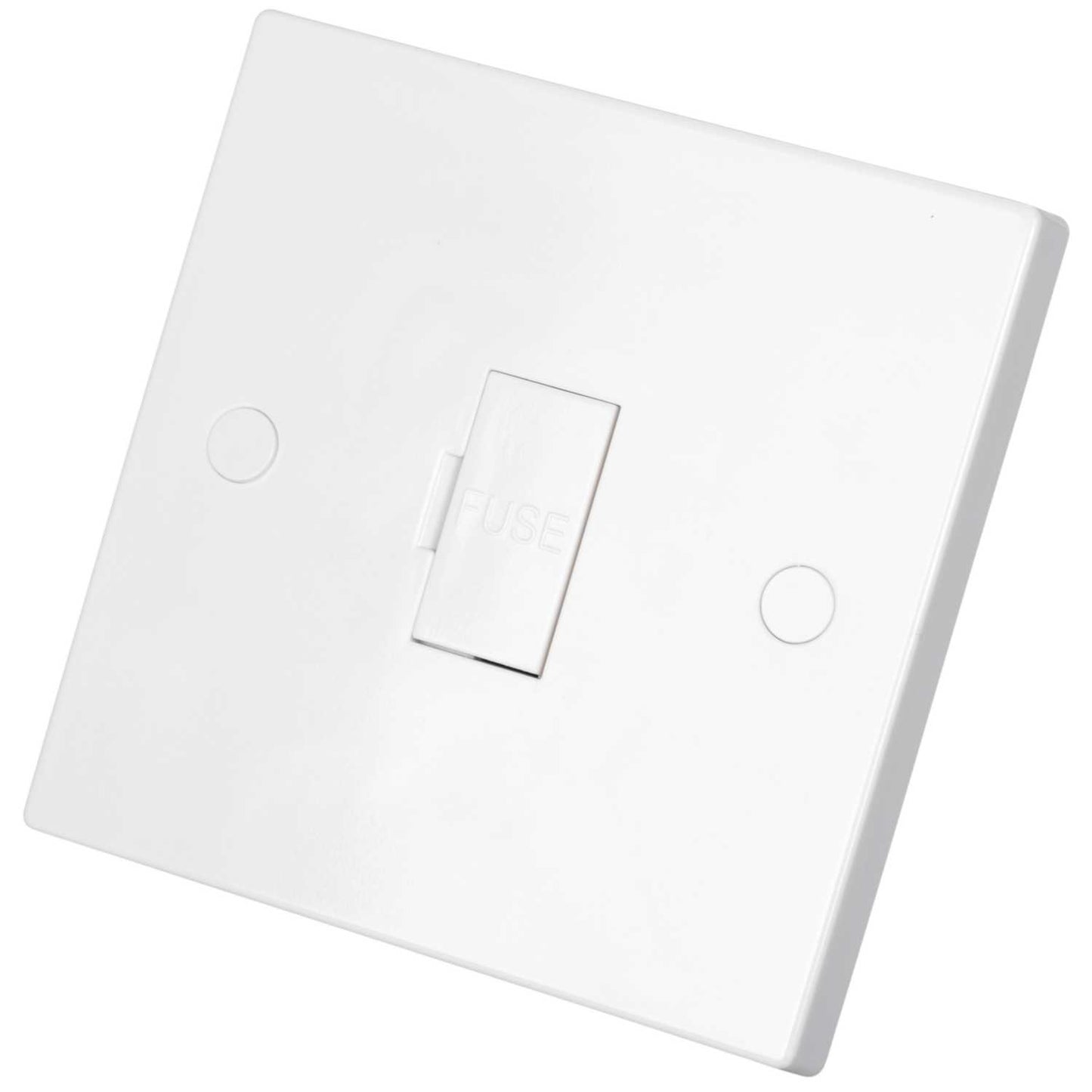 Knightsbridge 13A Unswitched Fused Spur with Flex Outlet White