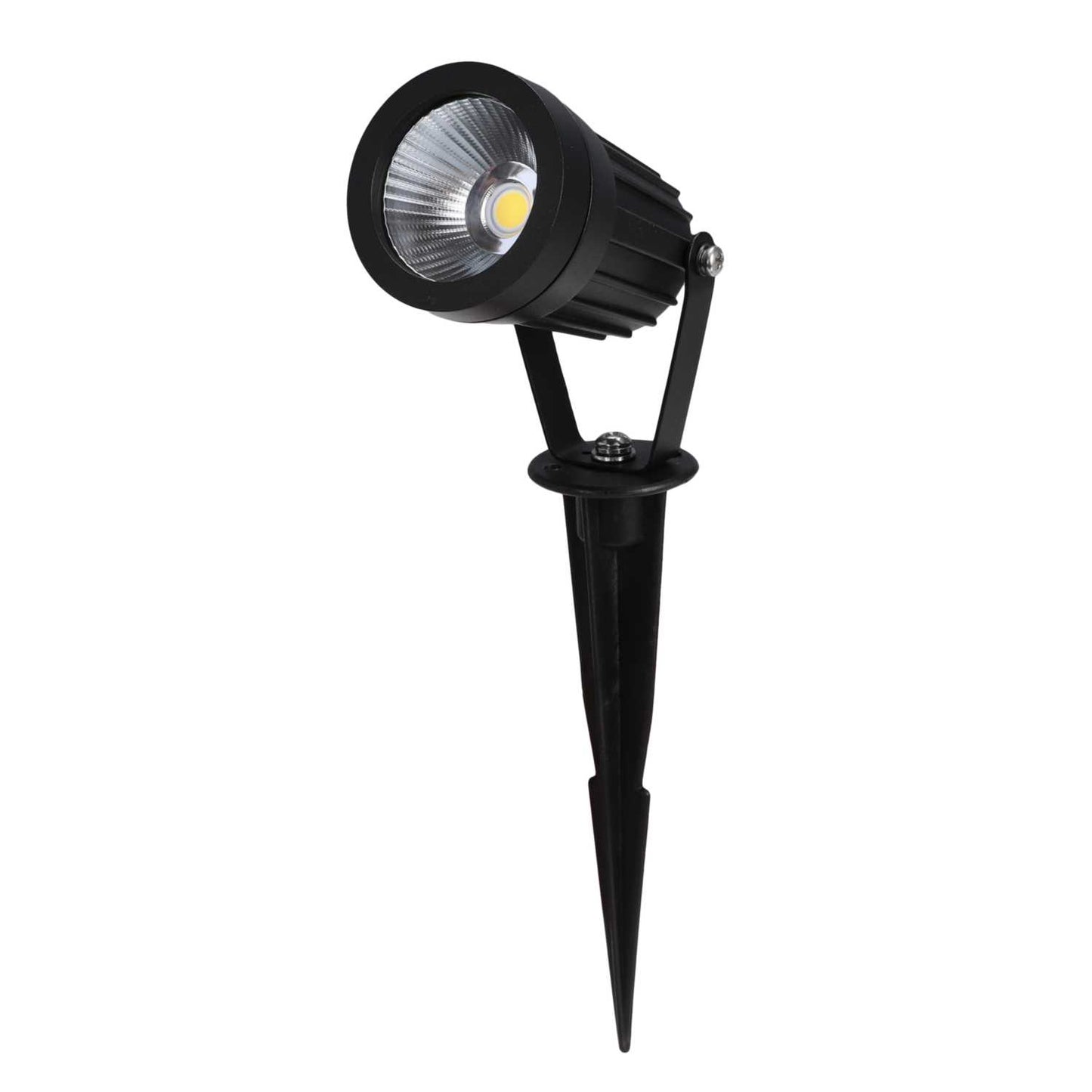 Knightsbridge 4W LED IP65 Wall / Spike Light Black 3000K