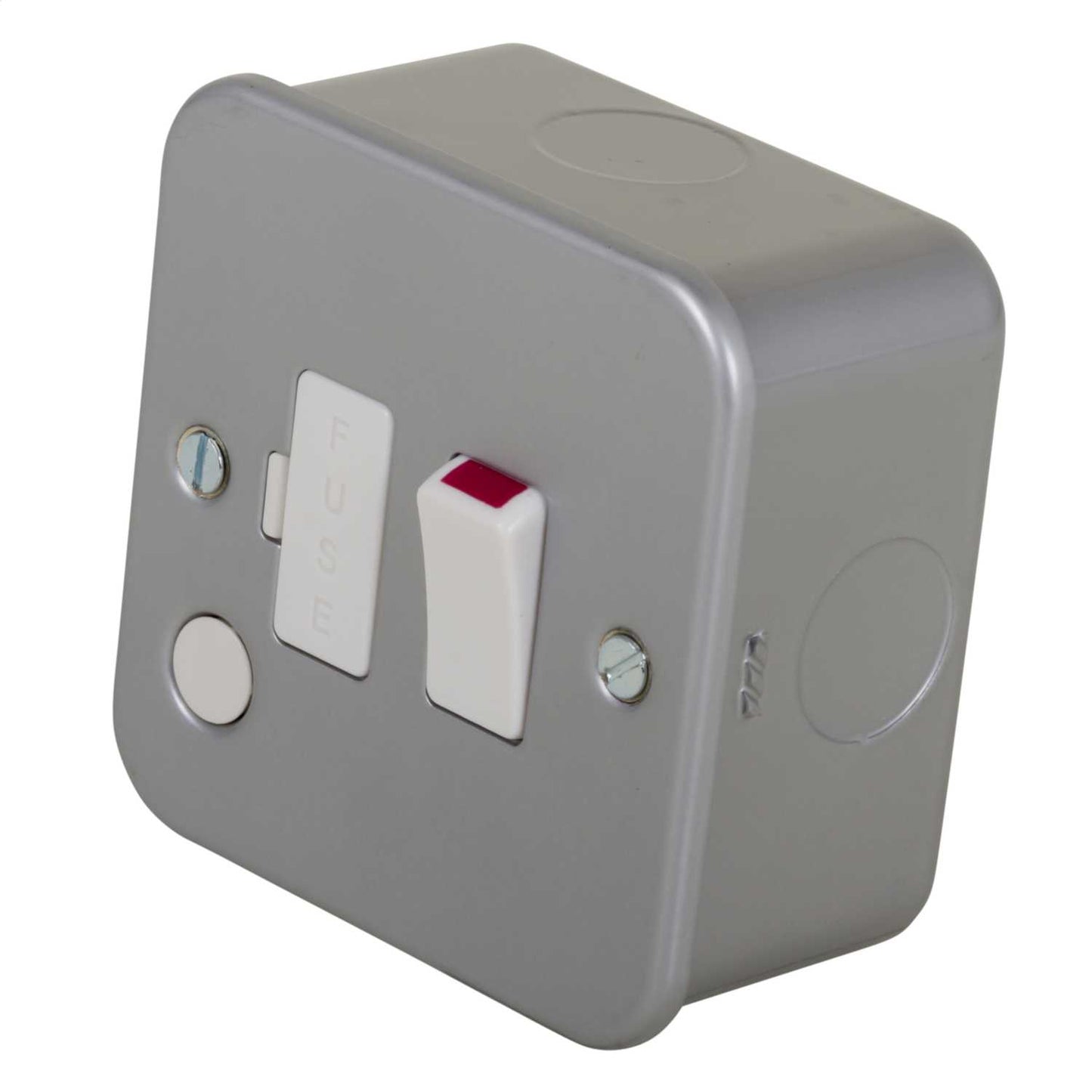 Knightsbridge 13A Switched Fused Spur with Flex Outlet Metal Clad