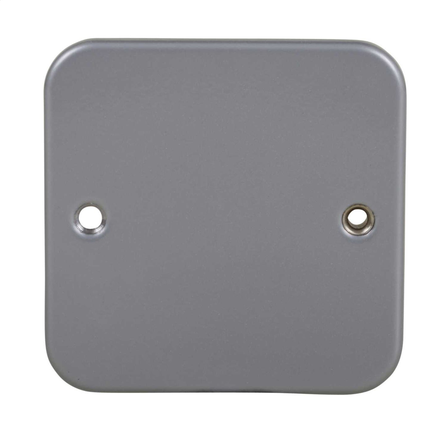 Knightsbridge 1 Gang Blank Plate Metal Clad