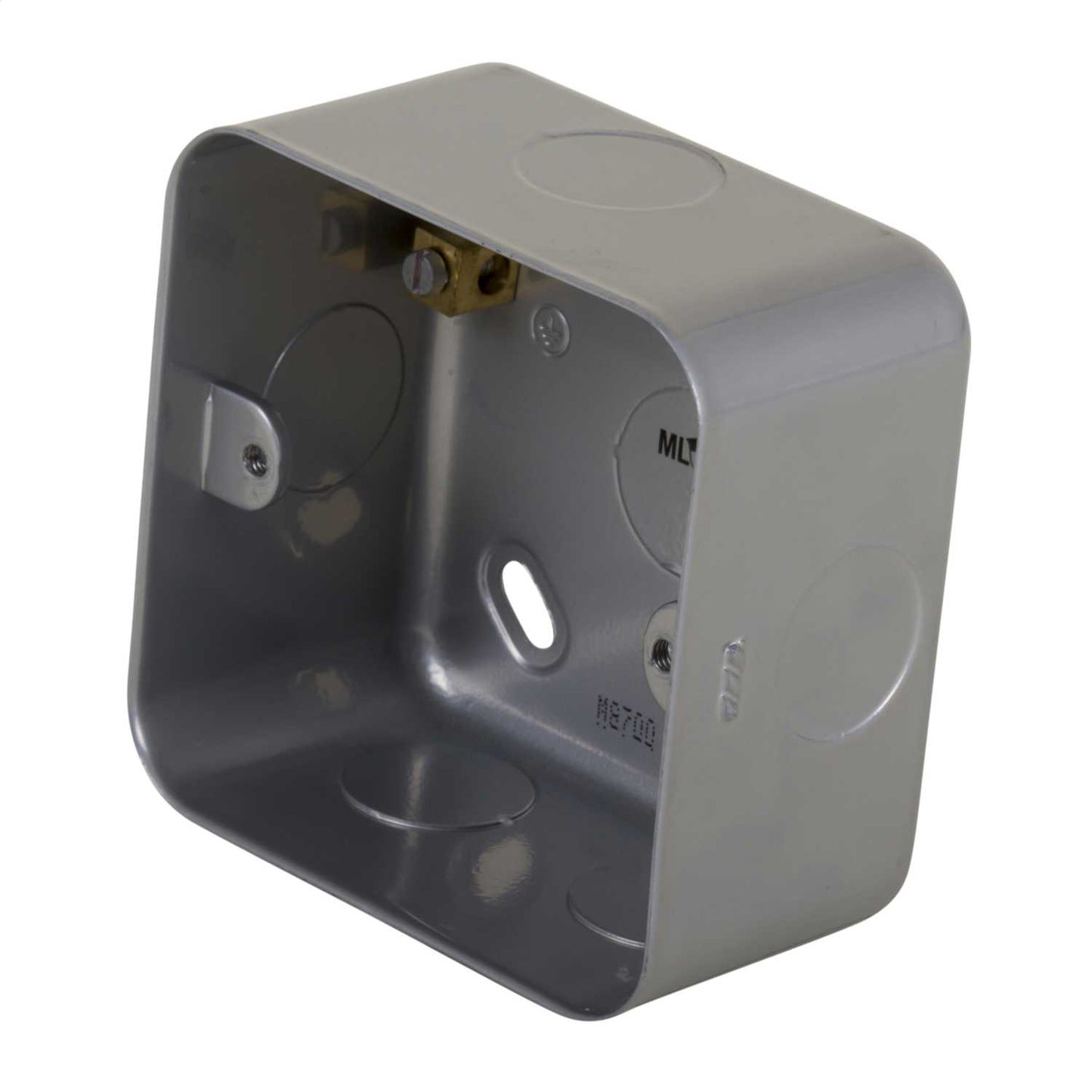 Knightsbridge 1 Gang 44mm Deep Surface Mounting Box Metal Clad