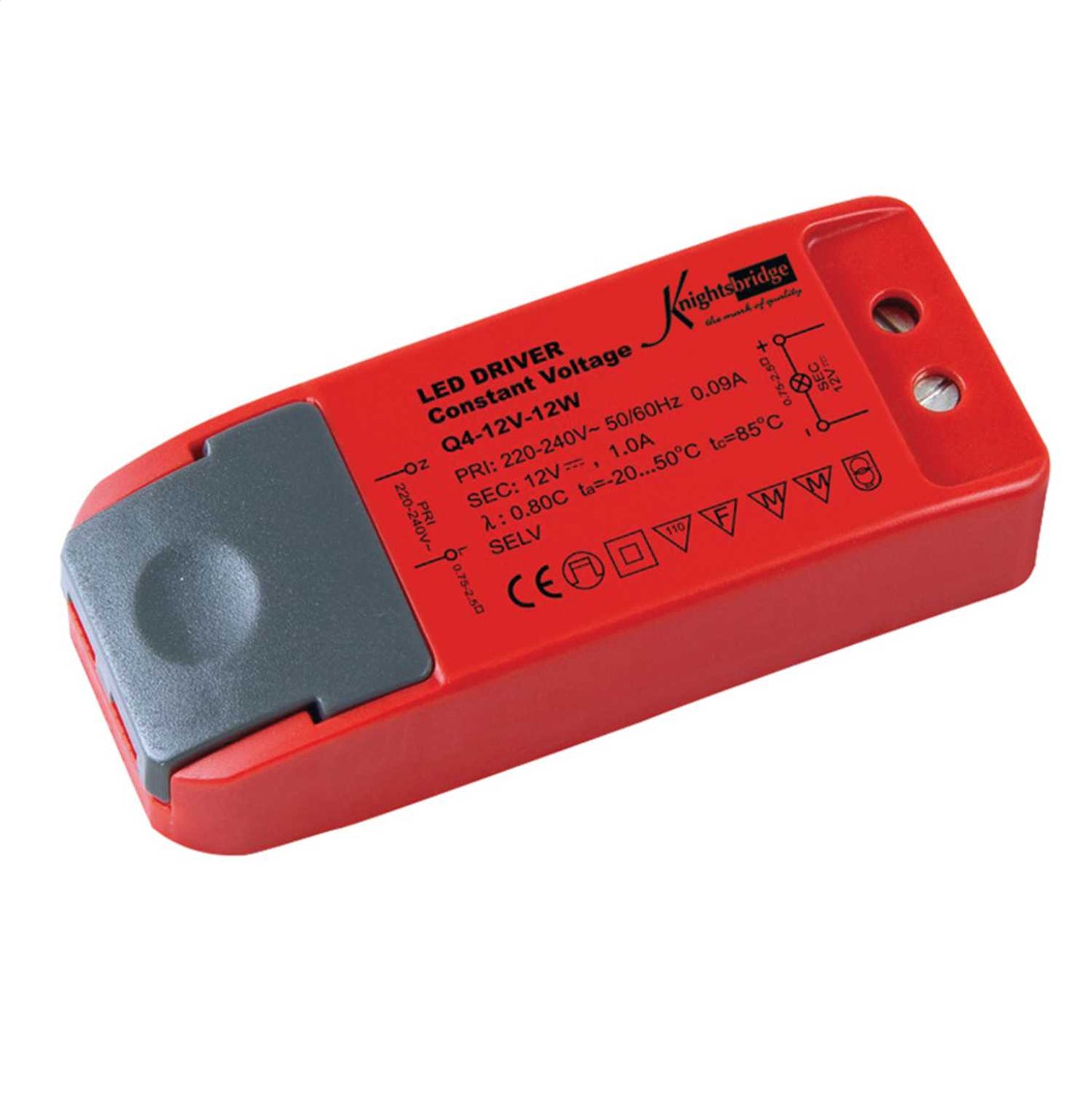 Knightsbridge 12W 12V DC Constant Voltage LED Driver