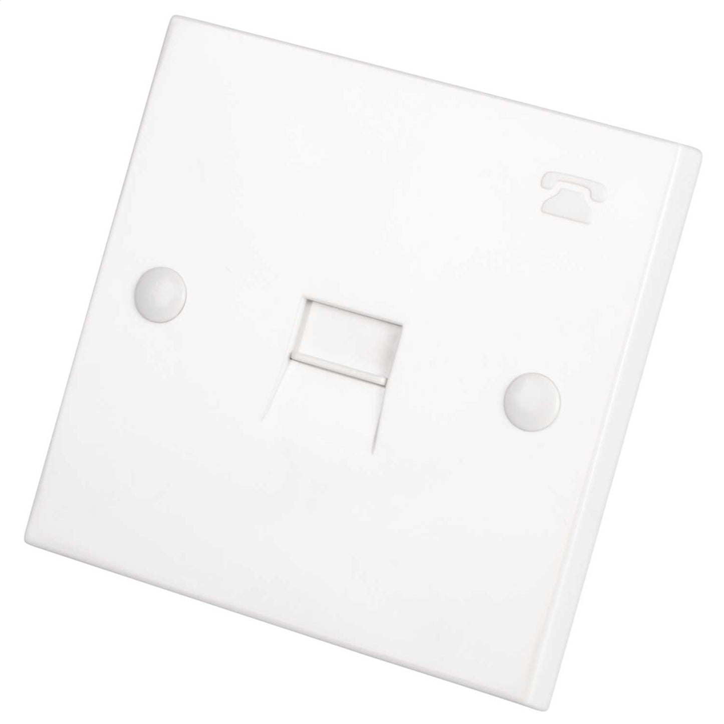 Knightsbridge 1 Gang Secondary Telephone Socket IDC 3 / 3A White