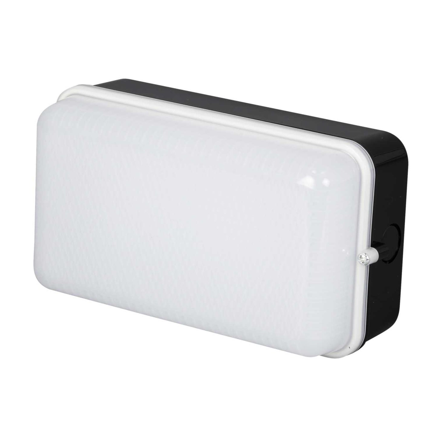 Knightsbridge 5W LED Bulkhead Black Base / Opal Diffuser 4000K