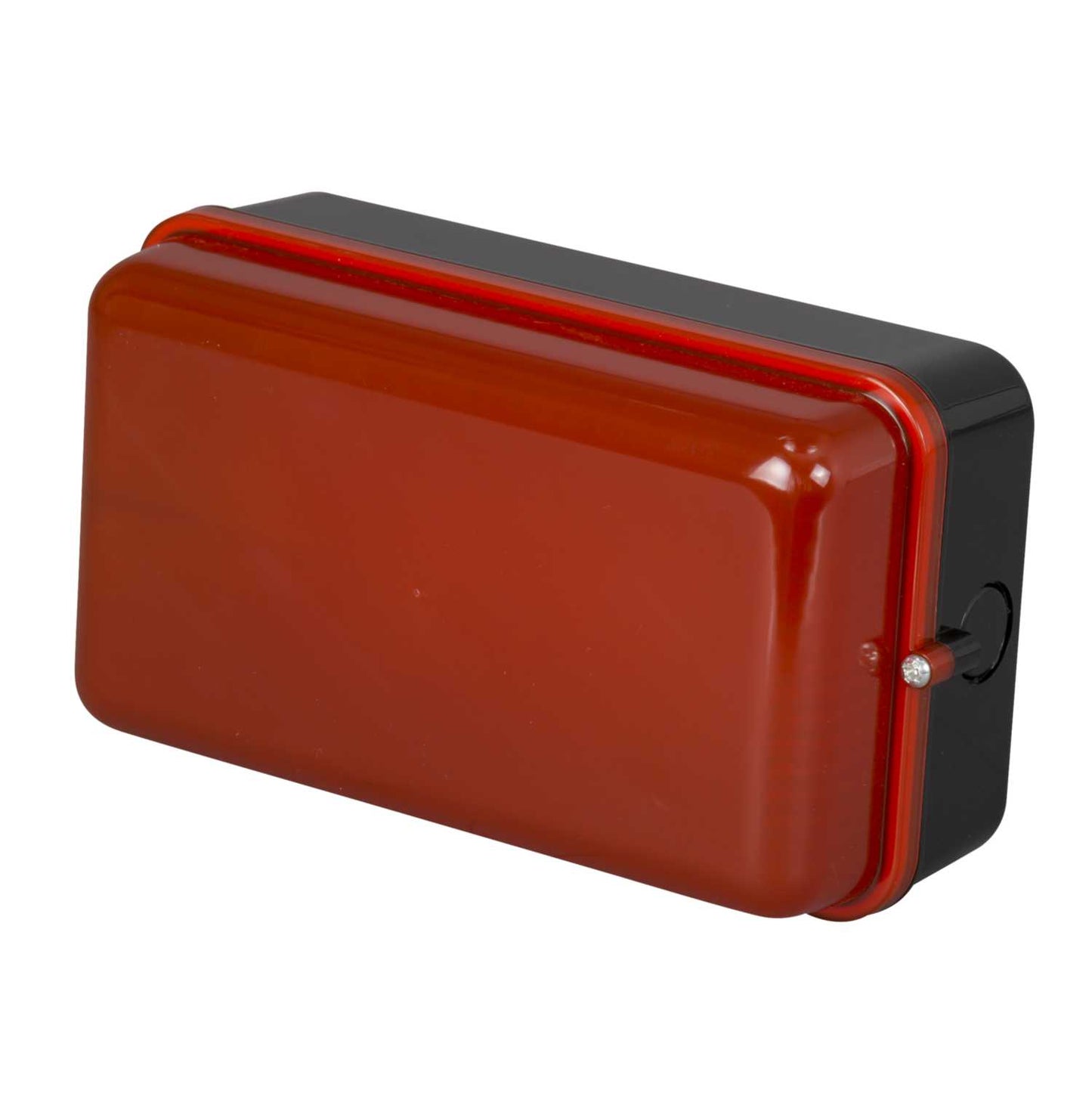 Knightsbridge 5W LED Bulkhead Black Base / Red Diffuser
