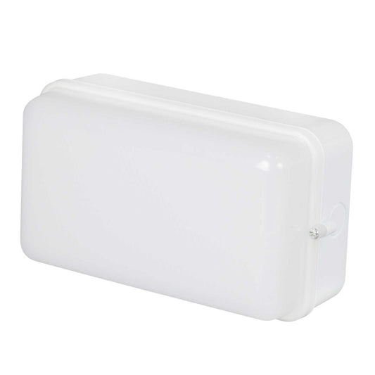 Knightsbridge 5W LED Bulkhead White Base / Opal Diffuser 4000K