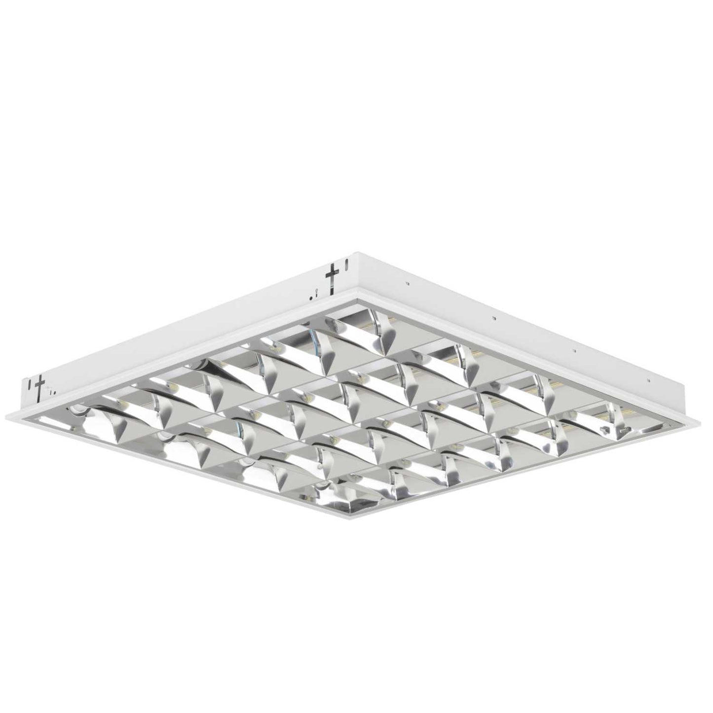 Knightsbridge 32W LED 600mm x 600mm Recessed Modular Cat 2 Louvre 4000K