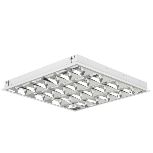 Knightsbridge 32W LED 600mm x 600mm Recessed Modular Cat 2 Louvre 4000K