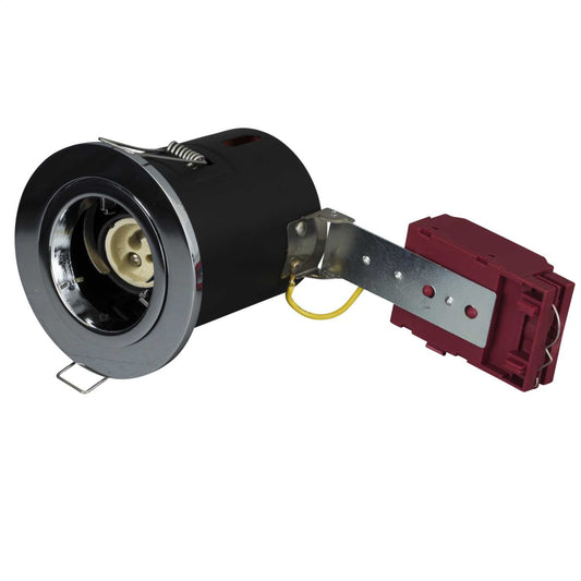 Knightsbridge 50W GU10 Fire Rated Downlight Chrome