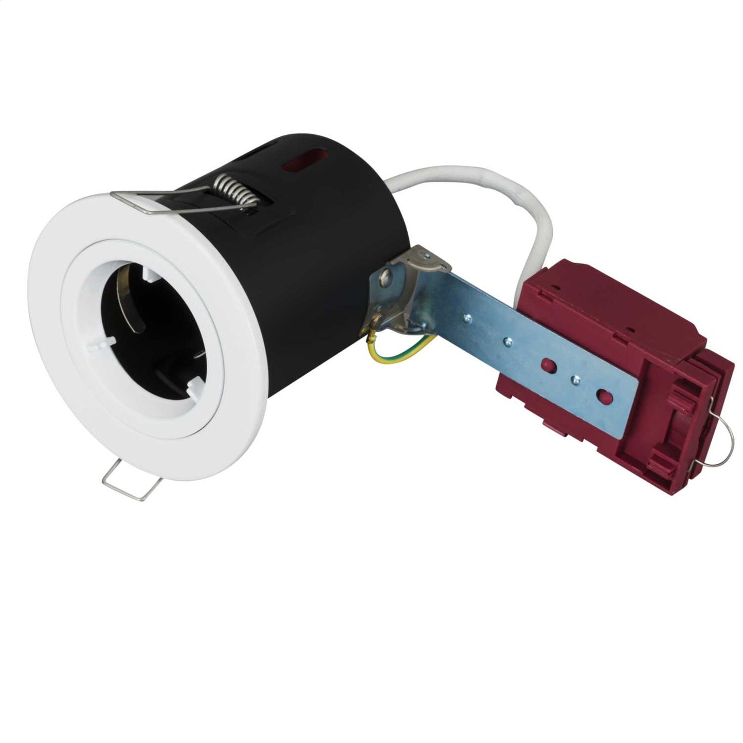 Knightsbridge 50W GU10 Fire Rated Fixed Downlight White