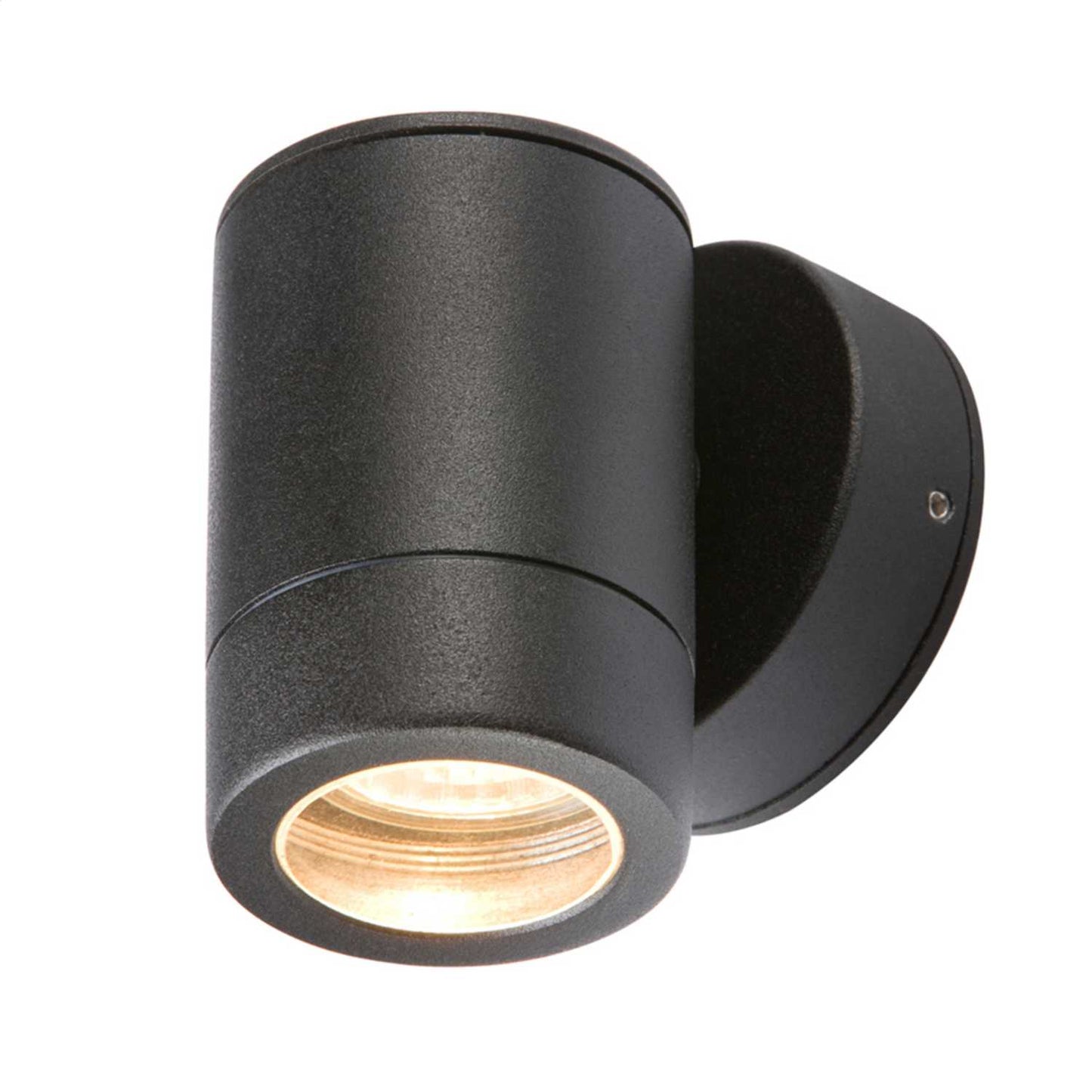 Knightsbridge 35W GU10 Wall Fitting Black Light Gauge